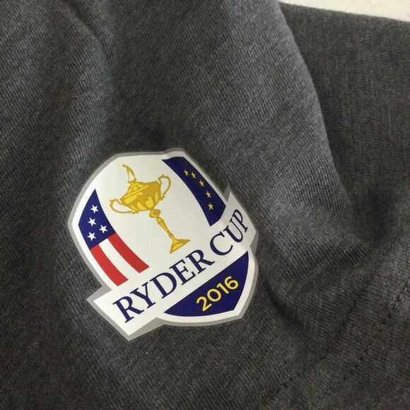 Under Armour T-Shirt Men's Size 3XL Gray Ryder Cup 2016 USA Heat Gear Vintage - Picture 8 of 10